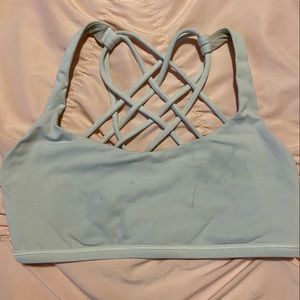lululemon Free to Be Sports Bra - White Size 4